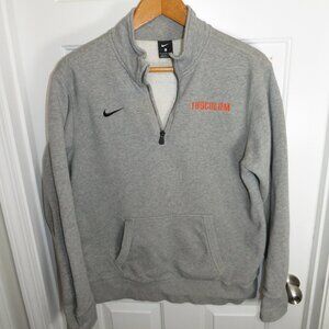 Nike Stadium Club 1/4 Zip Fleece Men's LG Tusculum University TN Logo